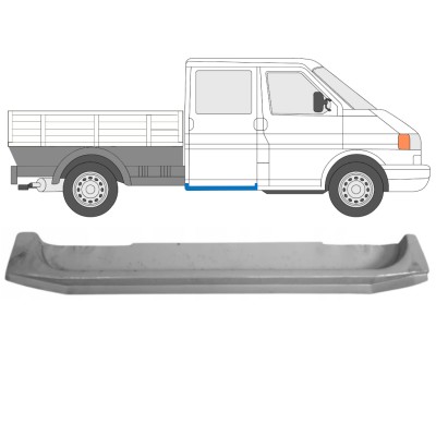 Aizmugurējo durvju slieksnis priekš Volkswagen Transporter T4 1990-2003 / Labā 16106