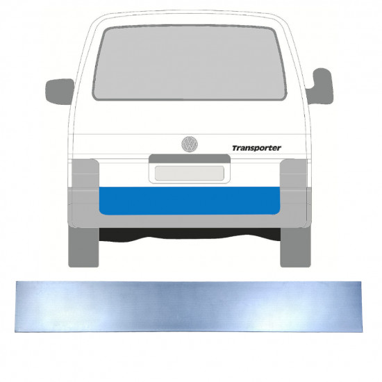 Aizmugurējo durvju panelis priekš VW Transporter T4 1990-2003 8923