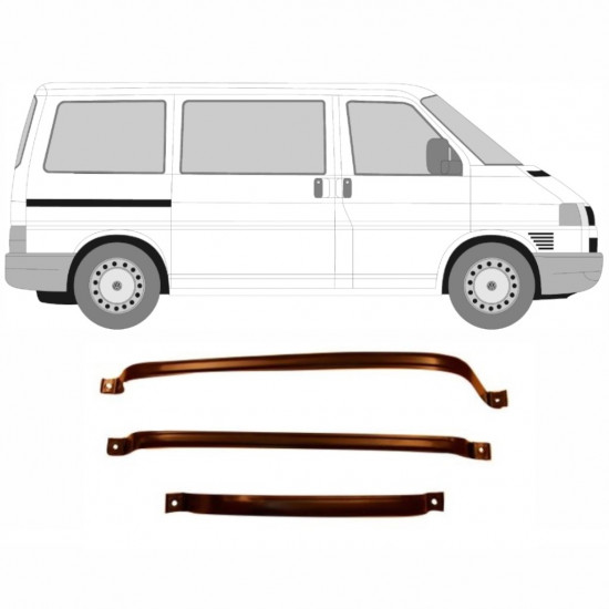 Degvielas tvertnes kronšteini priekš Volkswagen Transporter T4 1990-2003 9374