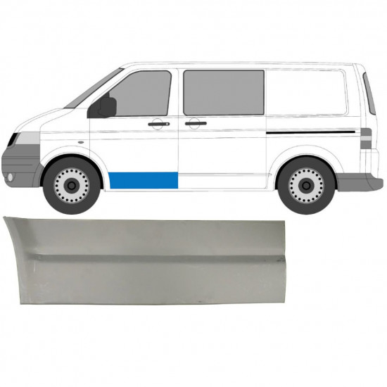 Priekšpuse durvju ārējais panelis priekš VW Transporter T5 2003-2015 / Kreisā 7143