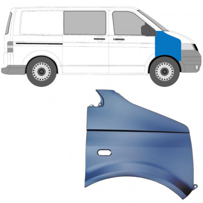 Priekšējais spārns priekš VW Transporter T5 2003-2015 / Labā 8176