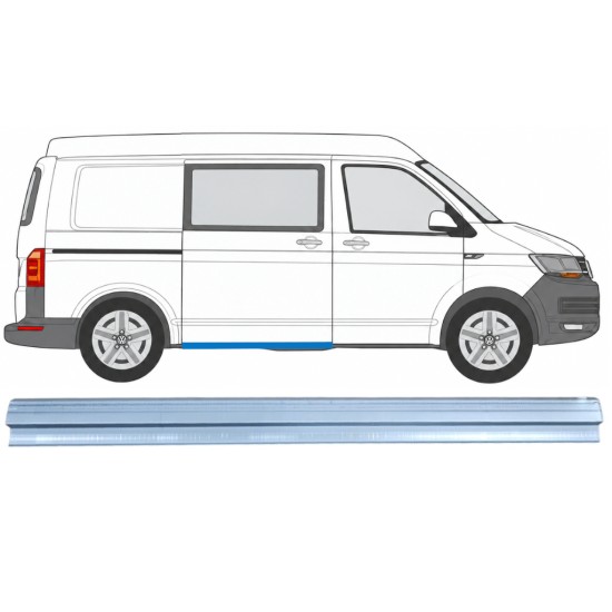 Bīdāmo durvju slieksnis priekš Volkswagen Transporter T6 2015-2024 / Labā 17183