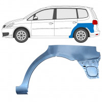 Aizmugurējā arka priekš VW Touran 2010-2015 / Kreisā 8195