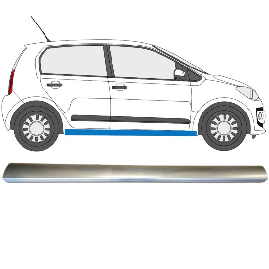 Sliekšņa apakšējā daļa priekš Volkswagen UP! 2011- / Labā 14818 Sliekšņa apakšējā daļa priekš Volkswagen UP! 2011- / Labā 14818