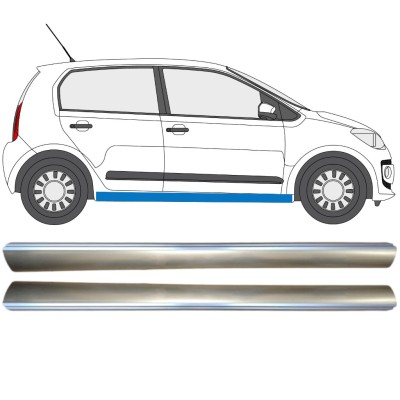 Sliekšņa apakšējā daļa priekš Volkswagen UP! 2011- / Kreisais+Labais / Komplekts 14820