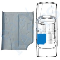 Priekšējā apakšējā plāksne priekš Mercedes W123 1975-1985 / Kreisā 16049