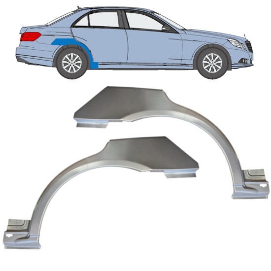 Aizmugurējā arka priekš Mercedes-Benz E-Class W212 2009-2016 / Kreisais+Labais / Komplekts 14867 Aizmugurējā arka priekš Mercedes-Benz E-Class W212 2009-2016 / Kreisais+Labais / Komplekts 14867