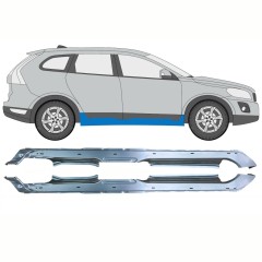 Pilns slieksnis priekš Volvo XC60 2008-2017 / Kreisais+Labais / Komplekts 10345