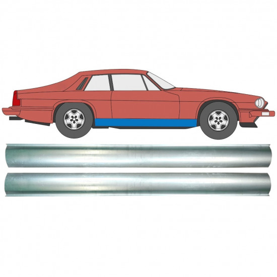 Slieksnis priekš Jaguar XJs 1975-1996 / Kreisais = Labais (simetrisks) / Komplekts 10490