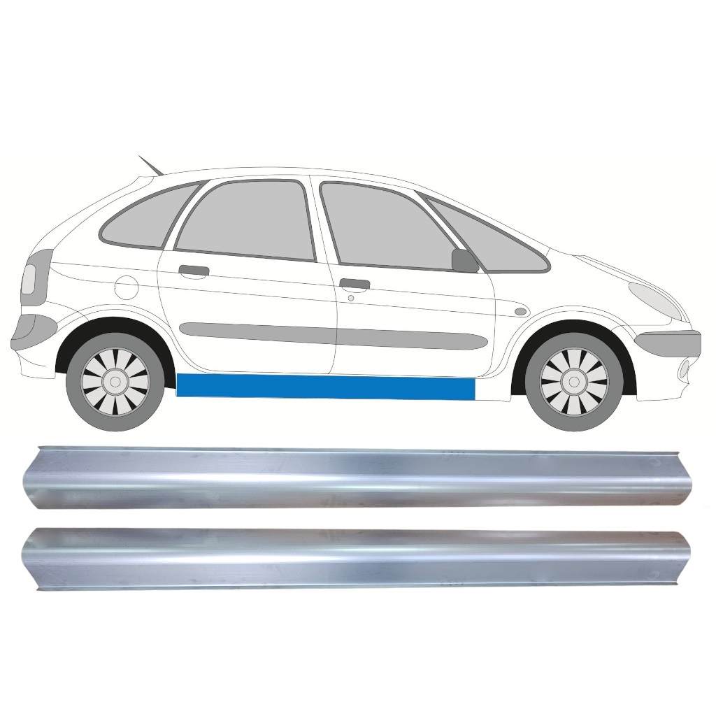Slieksnis Priekš Citroen Xsara Picasso 1999-2012 / Kreisais = Labais (Simetrisks) / Komplekts 10254