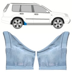 Slieksnis priekš Nissan X-Trail 2001-2007 / Kreisais+Labais / Komplekts 12445