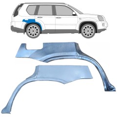 Aizmugurējā arka priekš Nissan X-Trail 2007-2014 / Kreisais+Labais / Komplekts 9586