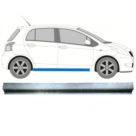 Slieksnis priekš Toyota Yaris 2006-2011 / Kreisais = Labais (simetrisks) 7991