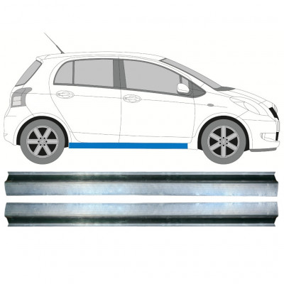 Slieksnis priekš Toyota Yaris 2006-2011 / Kreisais = Labais (simetrisks) / Komplekts 10016