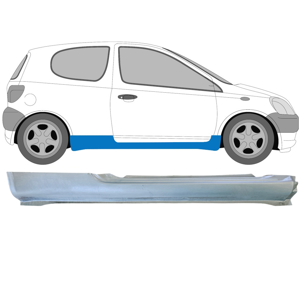 Pilns Slieksnis Priekš Toyota Yaris 1999-2005 / Labā 5463