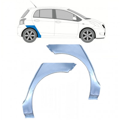 Aizmugurējā arka priekš Toyota Yaris 2006-2011 / Kreisais+Labais / Komplekts 10619