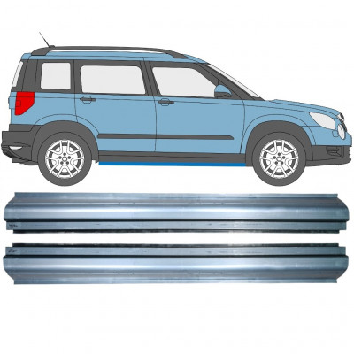 Slieksnis priekš Skoda Yeti 2009- / Komplekts 11378