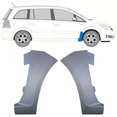 Priekšējā spārna daļa priekš Opel Zafira B 2005-2012 / Kreisais+Labais / Komplekts 16852