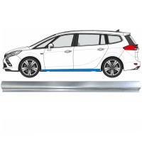 Sliekšņa apakšējā daļa priekš Opel Zafira C 2012-2019 / Kreisā 17040