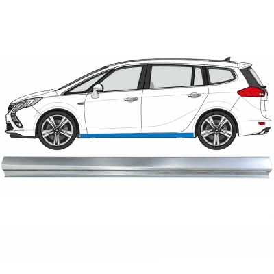 Sliekšņa apakšējā daļa priekš Opel Zafira C 2012-2019 / Kreisā 17040