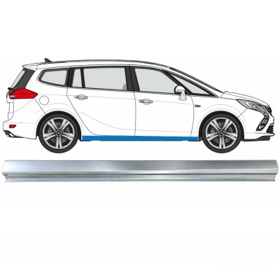 Sliekšņa apakšējā daļa priekš Opel Zafira C 2012-2019 / Labā 17039