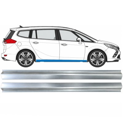 Sliekšņa apakšējā daļa priekš Opel Zafira C 2012-2019 / Kreisais+Labais / Komplekts 17041