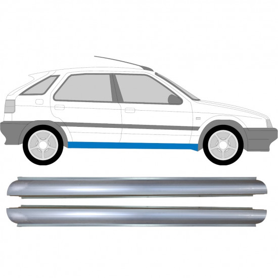 Slieksnis priekš Citroen ZX 1991-1997 / Komplekts 11343