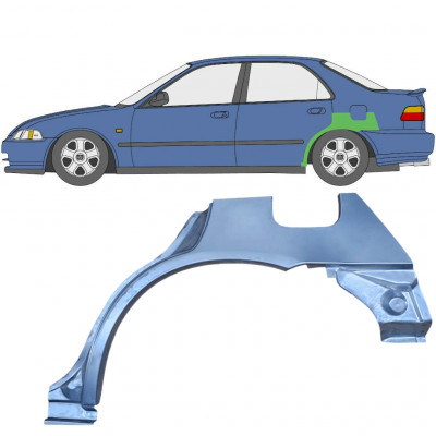 Aizmugurējā arka priekš Honda Civic 1991-1995 / Kreisā 6649