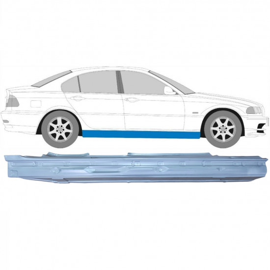 Pilns slieksnis priekš BMW E46 3 1998-2005 / Labā 6196