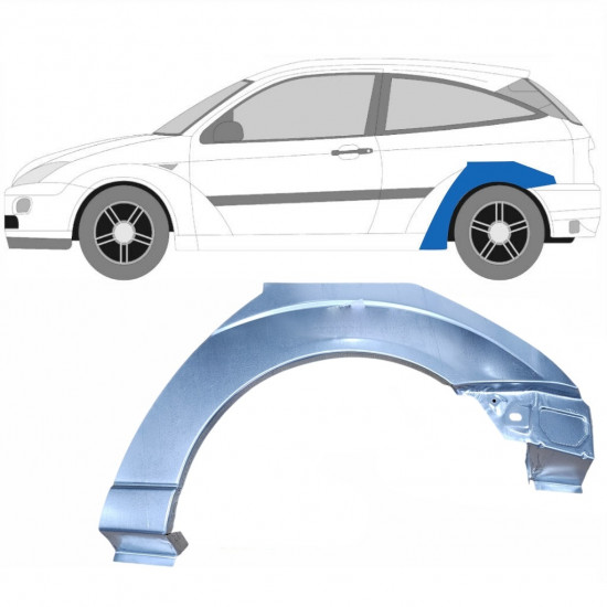 Aizmugurējā arka priekš Ford Focus 1998-2007 / Kreisā 6285