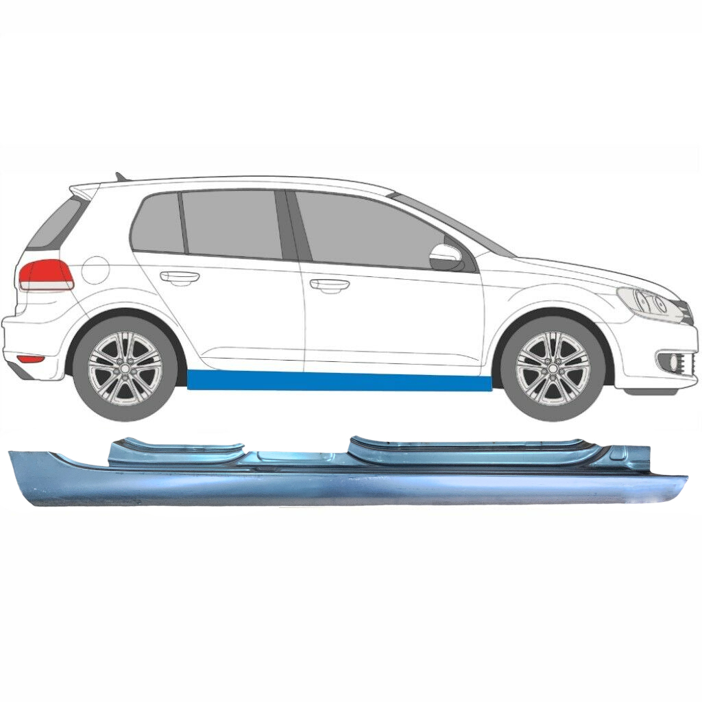 Pilns Slieksnis Priekš Volkswagen Golf 6 2008-2013 / Labā 6299