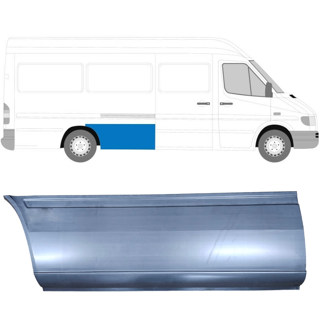 Aizmugurējā Arka Priekš Mercedes Sprinter 1995- / Lwb / Labā 5786
