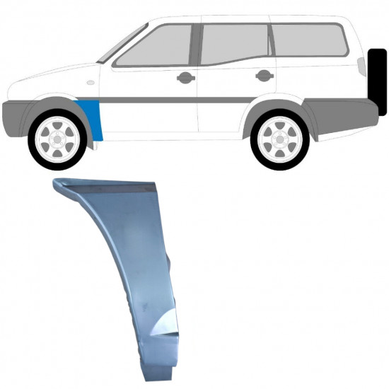 Priekšējā spārna daļa priekš Nissan Terrano 1993-1999 / Kreisā 6352