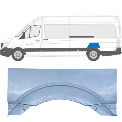 Aizmugurējā arka priekš Mercedes Sprinter 2006- / Kreisā 5685